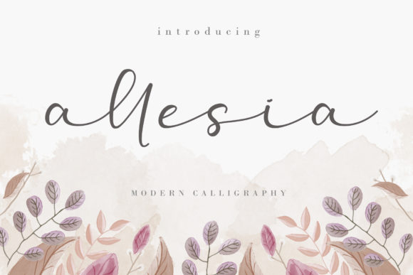 Allesia Font: Elevating Web Design with Handwritten Style