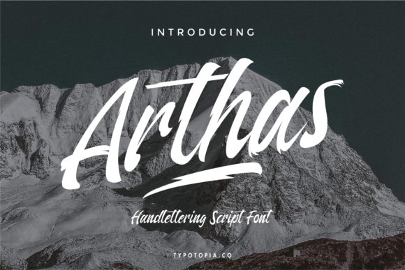 Arthas Font Review: Elegant Script for Digital Campaigns