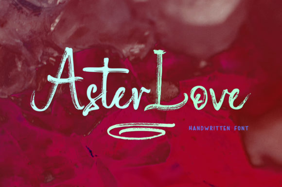 Aster Love Font: Authentic Handwritten Branding for Small Business
