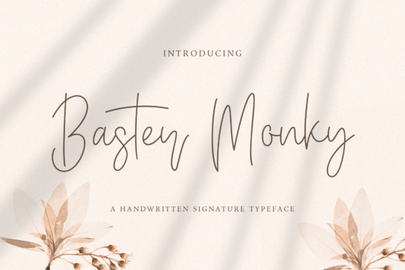 Baster Monky Font Review: A Script Handwritten Typeface for Modern Branding