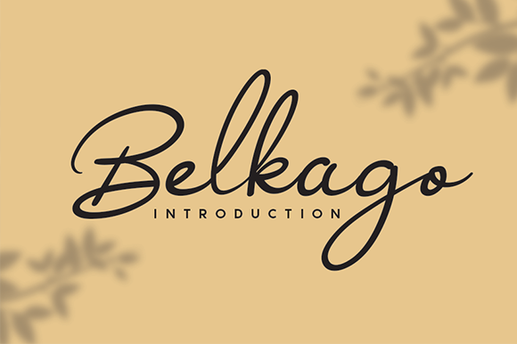 Belkago Font: Authentic Script Handwritten Style for Marketing