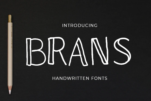 Brans Font: Casual Handwritten Style for Digital Marketing
