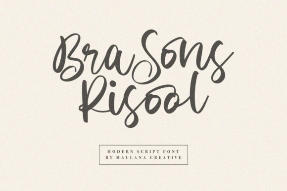 Brasons Risool Font: Elevate Small Business Branding