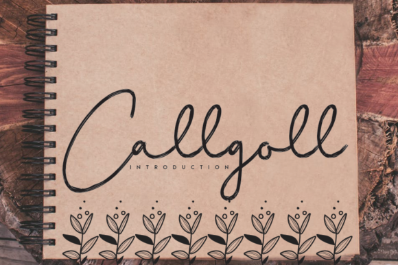 Callgoll Font: Cute Handwritten Script for Makers