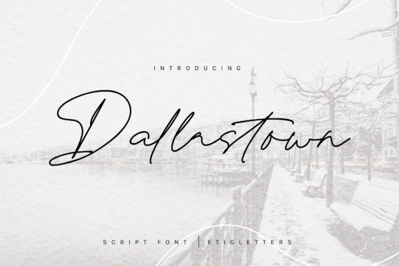 Dallastown Font: Relaxed Script Handwritten Typography for Digital Marketing