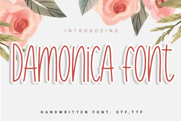 Damonica Font Review for Handmade Product Design
