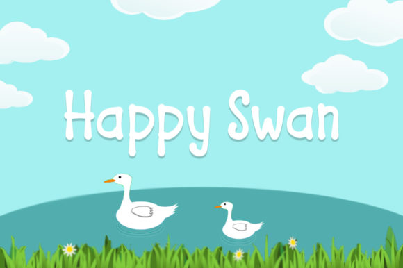 Happy Swan: A Playful Script Handwritten Font Review