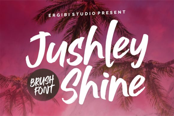 Jushley Shine Font for Elegant Editorial Design