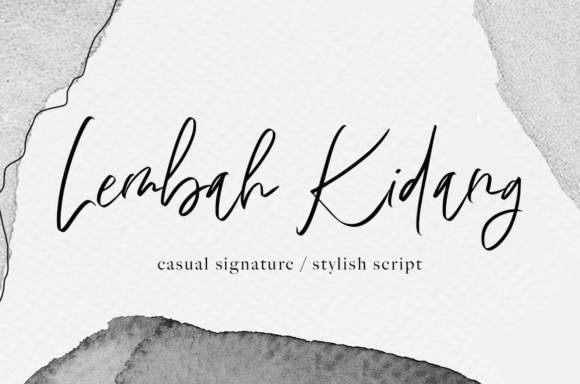 Lembah Kidang Font Review for Campaign Design