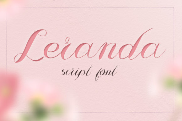 Leranda Font: Elevating Campaign Visuals with Elegant Script