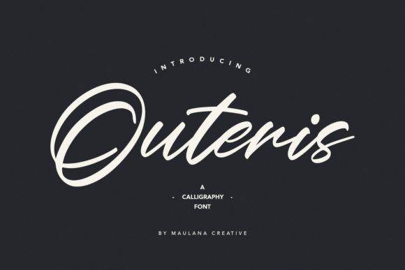 Outeris Font: Authentic Handwritten Typography for Web Design