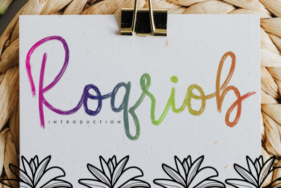 Roqriob Font: Elevate Small Business Branding