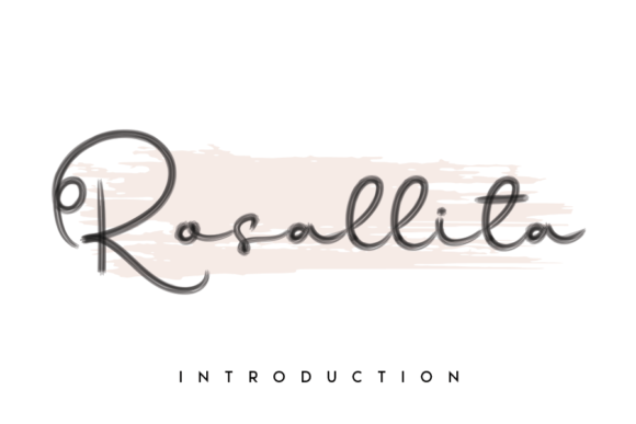 Rosallita Font: Elevating Campaign Visuals with Flowing Script