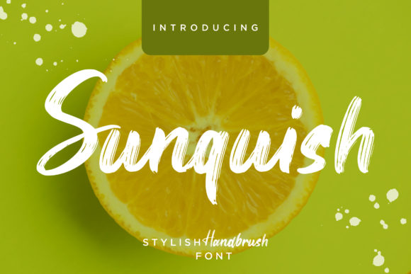 Sunquish Font: Elegant Handwritten Script for Business Branding