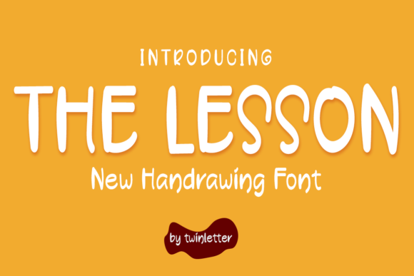The Lesson Font: A Timeless Handwritten Typeface for Editorial Design